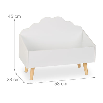 Kindertruhe im Wolkendesign