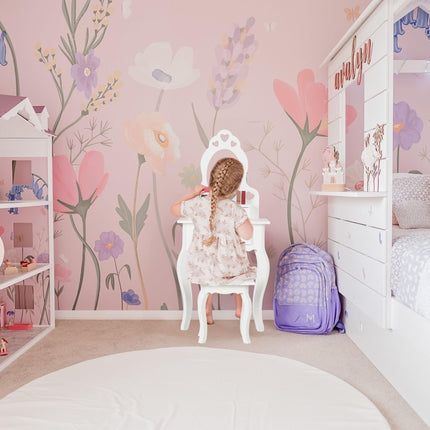 Kinderschminktisch mit Hocker