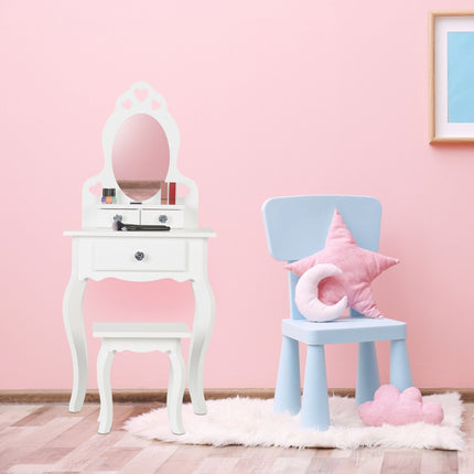 Kinderschminktisch mit Hocker