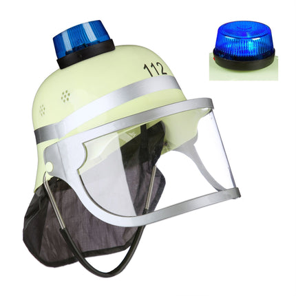 Casque de pompier pour enfant avec lumière bleue