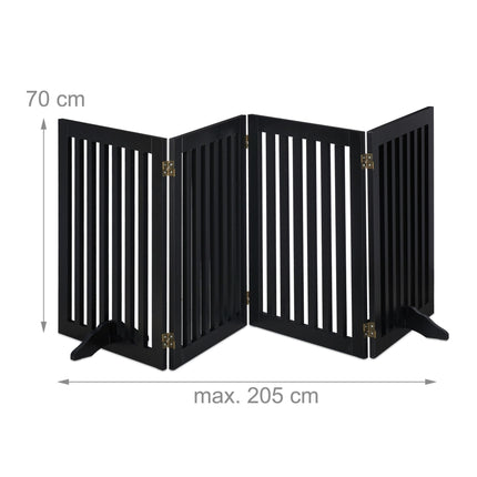 Portail pour enfants en bois 70 cm