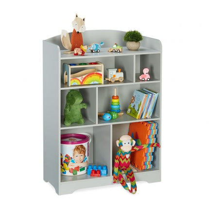 Étagère pour chambre d'enfant en gris