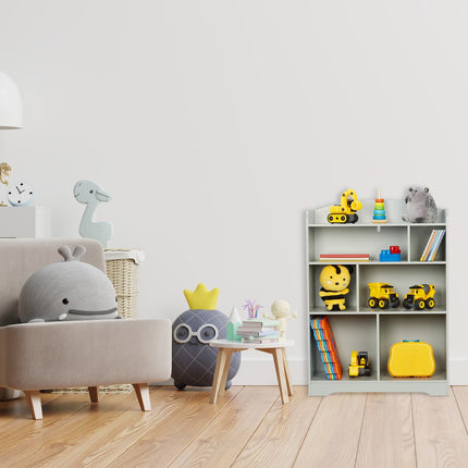Étagère pour chambre d'enfant en gris