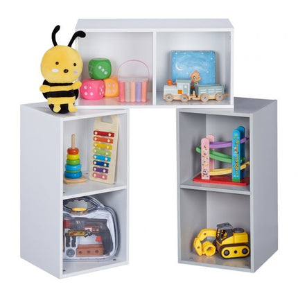 Étagère pour chambre d'enfant à 6 compartiments