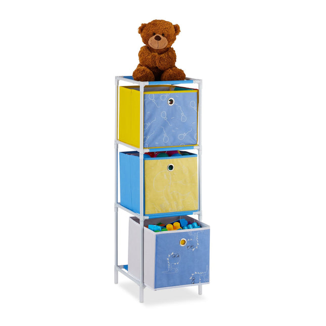 Étagère pour enfants Dino avec tiroirs