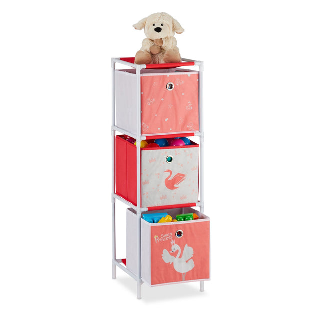 Étagère pour enfants Swan avec tiroirs