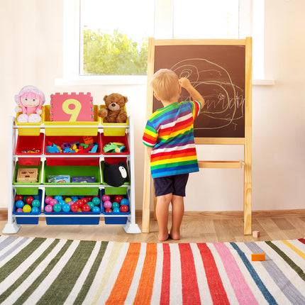 Étagère pour enfants blanche avec tiroirs de rangement
