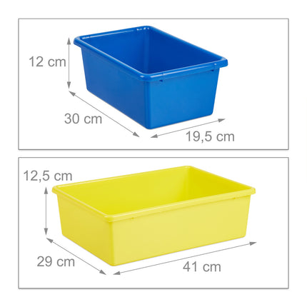 Étagère pour enfants blanche avec tiroirs de rangement