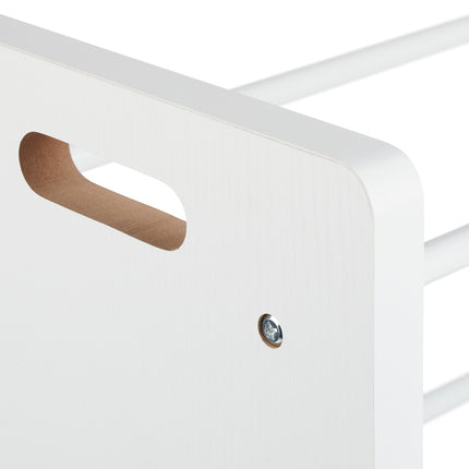 Étagère pour enfants blanche avec tiroirs de rangement