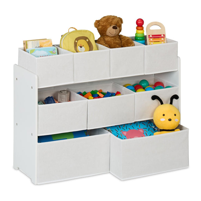 Étagère pour enfants avec 9 cases