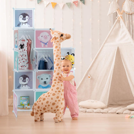 Kinderregal mit Kleiderstangen