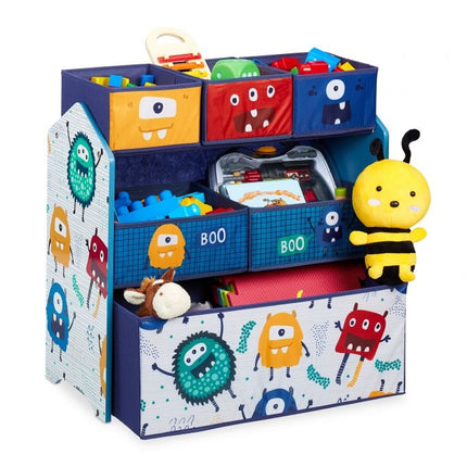 Kinderregal mit Schubladen Monster