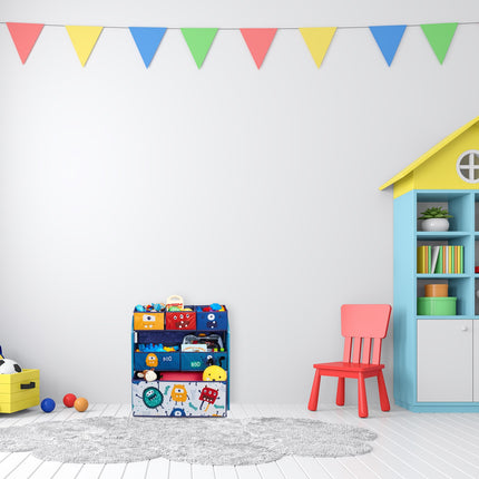 Kinderregal mit Schubladen Monster
