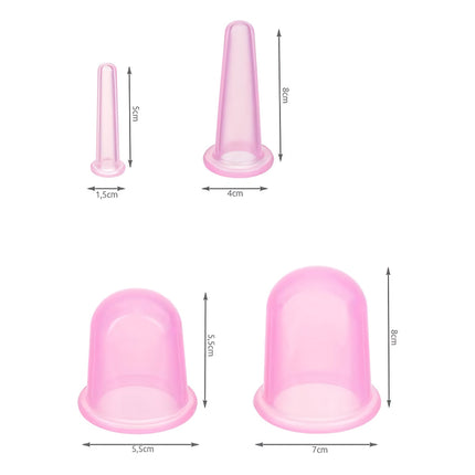 Tasses chinoises en silicone avec masseur - set