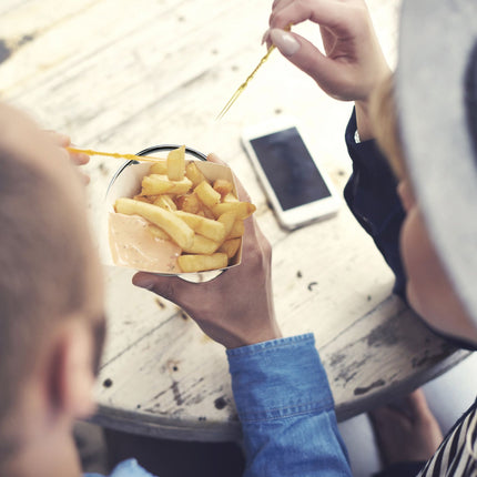 Porte-frites, 4 pièces, acier inoxydable