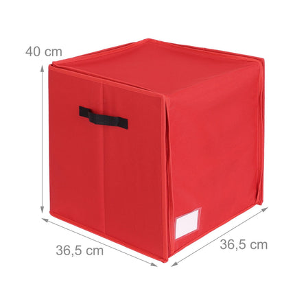 Boîte de rangement pour boules de Noël avec séparateurs ajustables