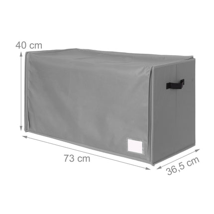 Weihnachtskugel-Aufbewahrungsbox mit Trennwänden, transparent