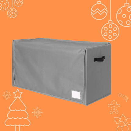 Weihnachtskugel-Aufbewahrungsbox mit Trennwänden, transparent