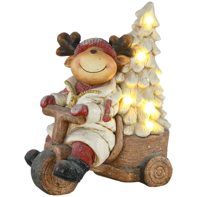 Reine Weihnachtsdekoration mit LED-Lichtern, 44cm