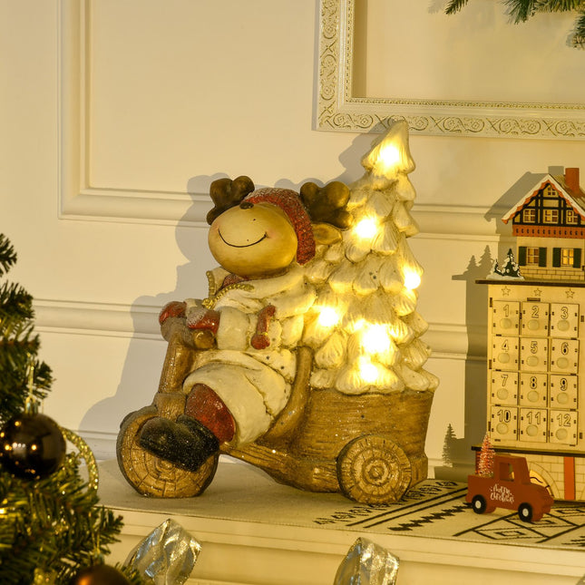 Reine Weihnachtsdekoration mit LED-Lichtern, 44cm