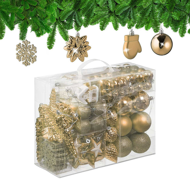 Ensemble de décorations de Noël, 100 pièces, 10 modèles