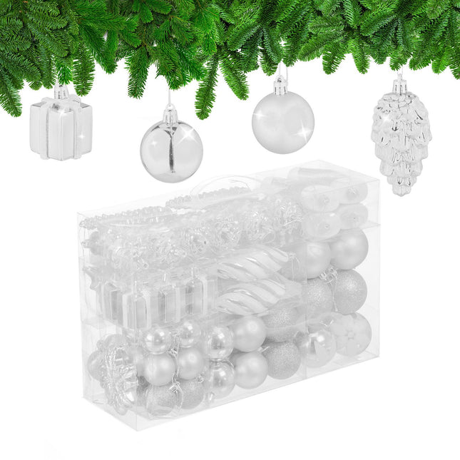 Ensemble de décorations de Noël, 72 pièces - Boules et décorations