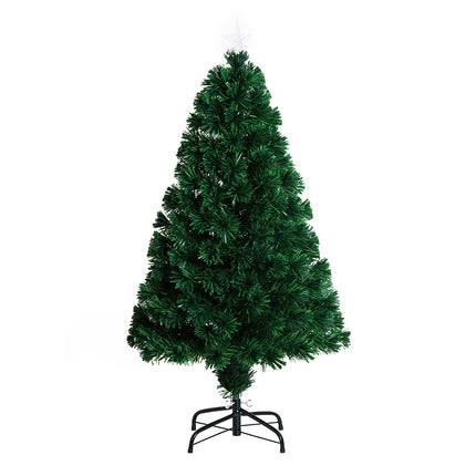 Fiber optic Christmas tree with LED lights, 120 cm