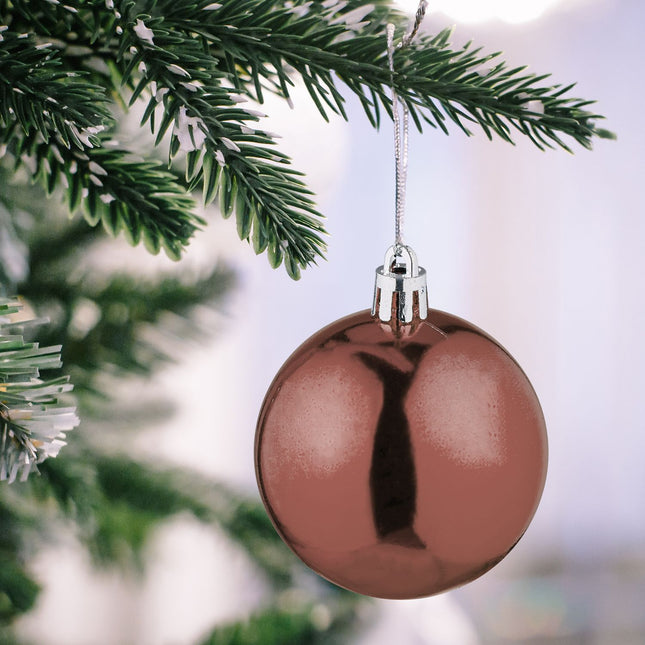Weihnachtsbaumkugeln Set, 100 Stück, Matt & Glänzend