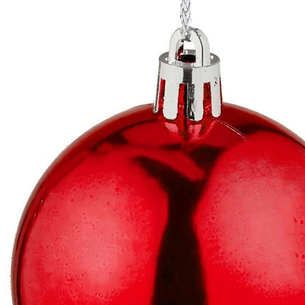 Weihnachtsbaumkugel-Set, 100 Stück, Matt/Glänzend/Glitzer