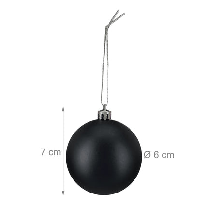 Ensemble de boules de Noël, 100 pièces, mat/brillant/pailleté