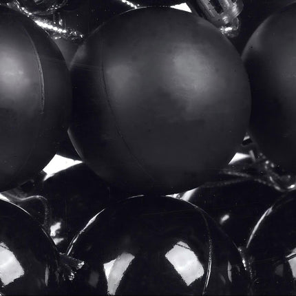 Ensemble de boules de Noël, 100 pièces, mat/brillant/pailleté