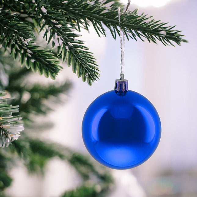 Weihnachtsbaumkugel-Set, 100 glänzende Ornamente