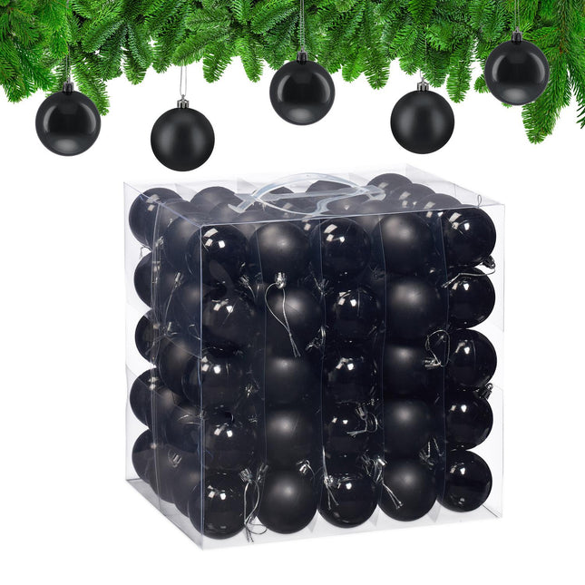 Ensemble de 100 boules de Noël brillantes