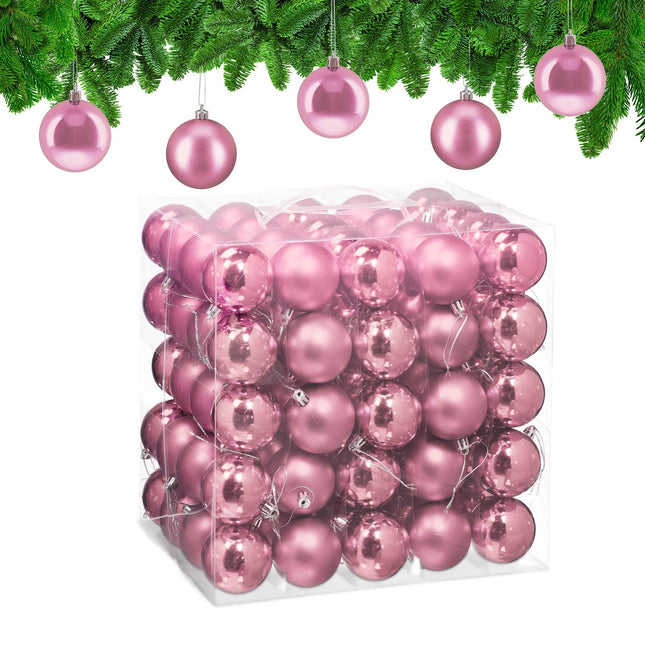Ensemble de 100 boules de Noël brillantes