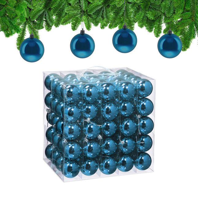 Ensemble de 100 boules de Noël brillantes