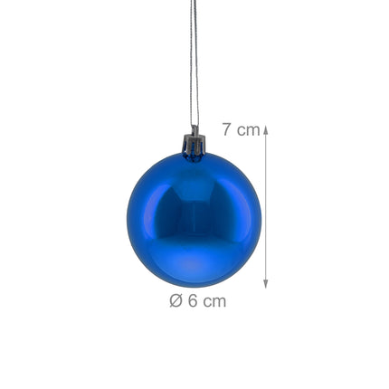 Weihnachtsbaumkugeln-Set, 100 glänzende Ornamente