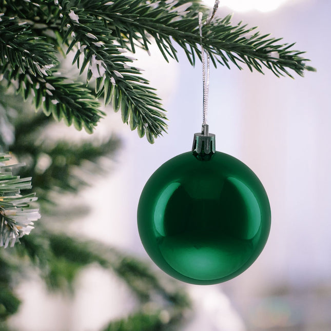 Weihnachtsbaumkugeln Set, 100 glänzende Ornamente