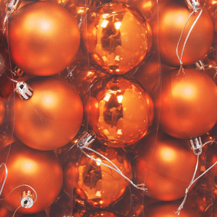Weihnachtsbaumkugeln Set, 100 glänzende Ornamente