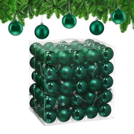 Ensemble de 100 boules de Noël brillantes