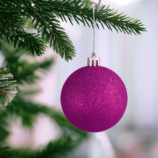 Weihnachtsbaumkugeln Set, 30 Deko-Ornamente aus Kunststoff