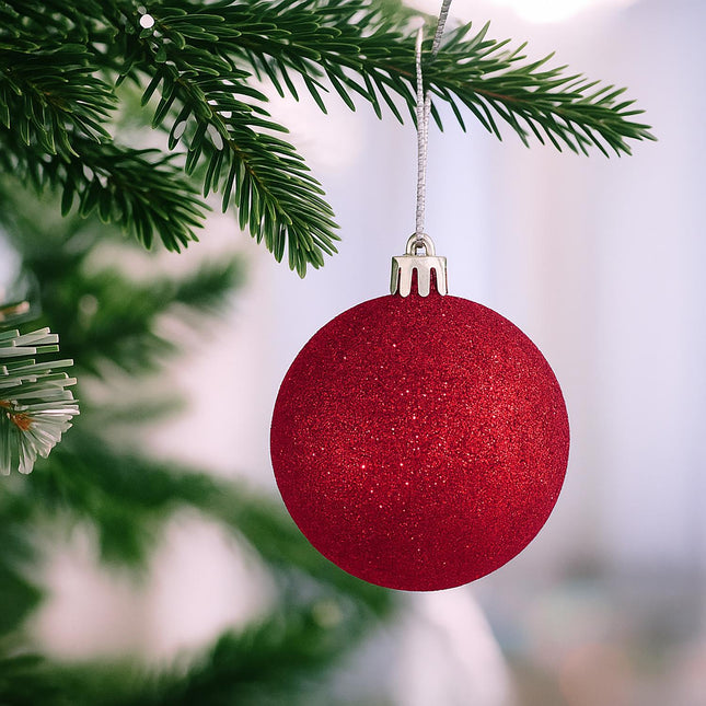 Weihnachtsbaumkugel-Set, 30 Plastik-Dekorationen