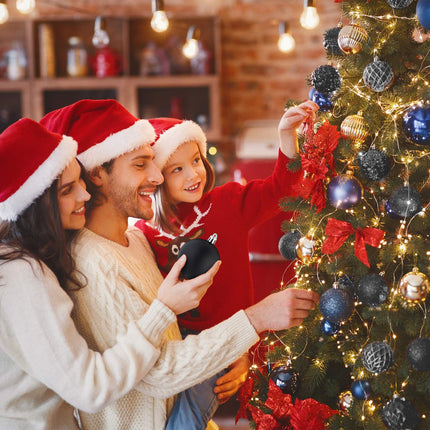 Lot de 30 boules de Noël en plastique