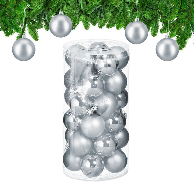 Weihnachtsbaumkugel-Set, 30 Plastik-Ornamente