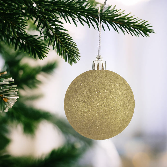 Lot de 30 boules de Noël en plastique