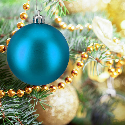 Ensemble de boules de Noël, 3 modèles, mat et brillant