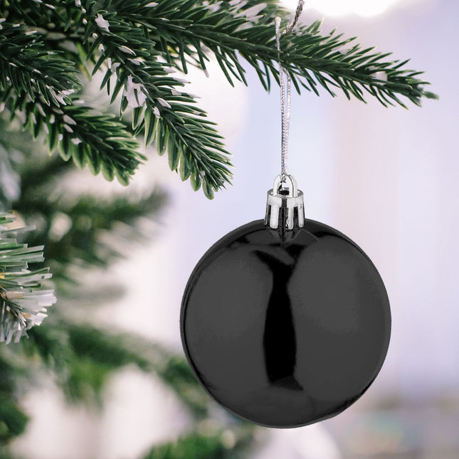 Weihnachtskugel-Set, 50-teilig, matt & glänzend