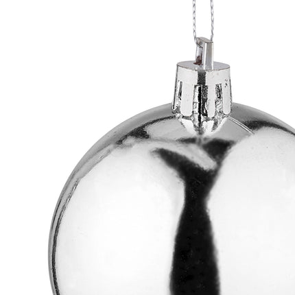 Ensemble de boules de Noël, 50 pièces, finition mate et brillante