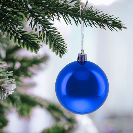 Weihnachtsbaumkugeln Set, 50 Stück, matt & glänzend