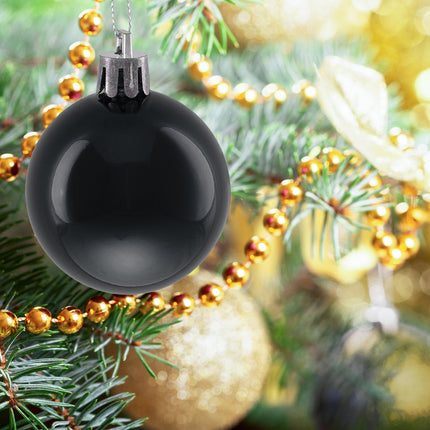 Weihnachtsbaumkugeln Set, 50 glänzende Ornamente