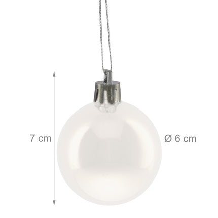 Ensemble de 50 boules de Noël brillantes